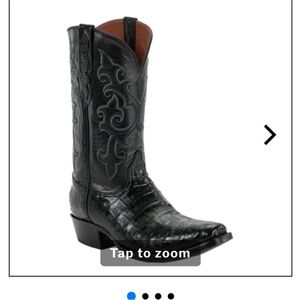 Black Jack Men's Black Caiman Belly 7-Toe